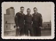 James L. White with two soldiers